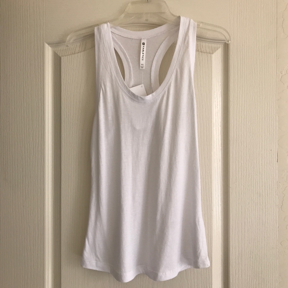 *Never Worn* Fabletics White Tank Top